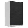 Mueble de Cocina Superior Glamy 40 cm 1 Puerta Blanco/Negro