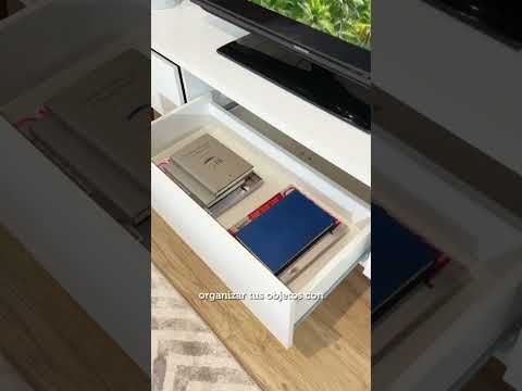 Centro de Entretenimiento Mesa para TV Reims Hasta 75 Pulgadas Blanco