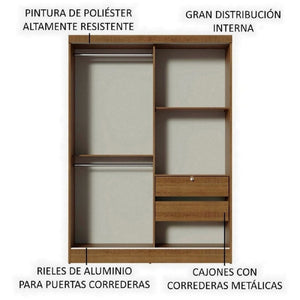 
                  
                    Cargar imagen en el visor de la galería, Closet Luke 2 Puertas Corredizas Con Espejos
                  
                