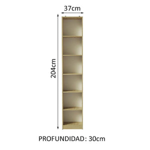 
                  
                    Cargar imagen en el visor de la galería, Mueble Estante Librero 6906 Con 6 Niveles
                  
                