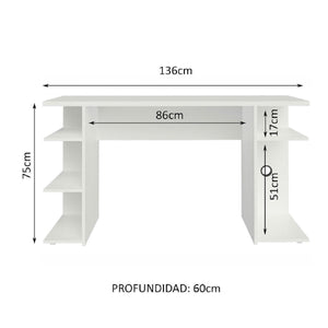 
                  
                    Cargar imagen en el visor de la galería, Mueble Escritorio Gamer Moderno 136cm
                  
                