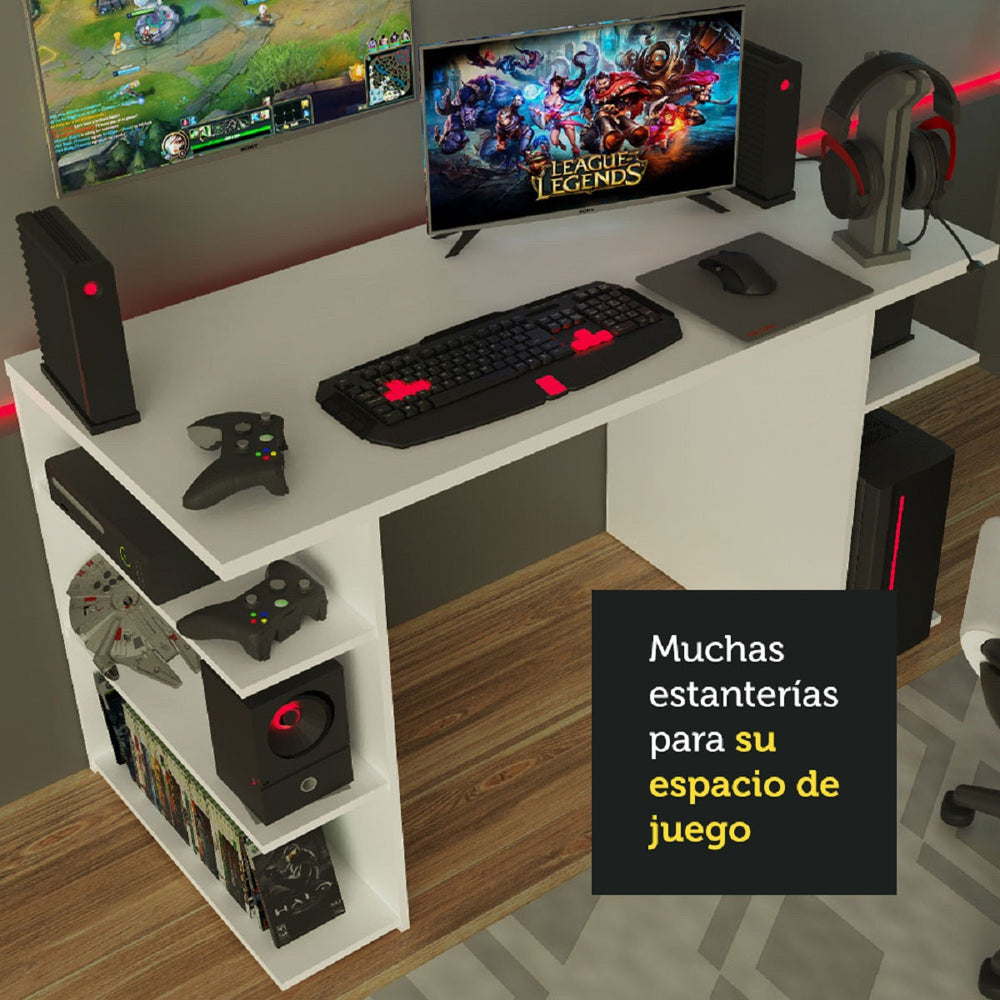 
                  
                    Cargar imagen en el visor de la galería, Mueble Escritorio Gamer Moderno 136cm
                  
                