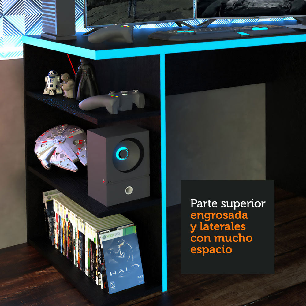 
                  
                    Cargar imagen en el visor de la galería, Mueble Escritorio Gamer Moderno 136cm
                  
                