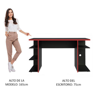 
                  
                    Cargar imagen en el visor de la galería, Mueble Escritorio Gamer Moderno 136cm
                  
                