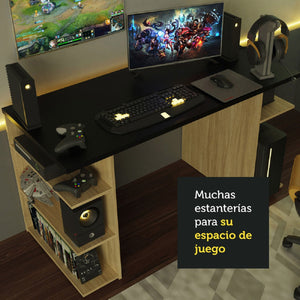 
                  
                    Cargar imagen en el visor de la galería, Mueble Escritorio Gamer Moderno 136cm
                  
                