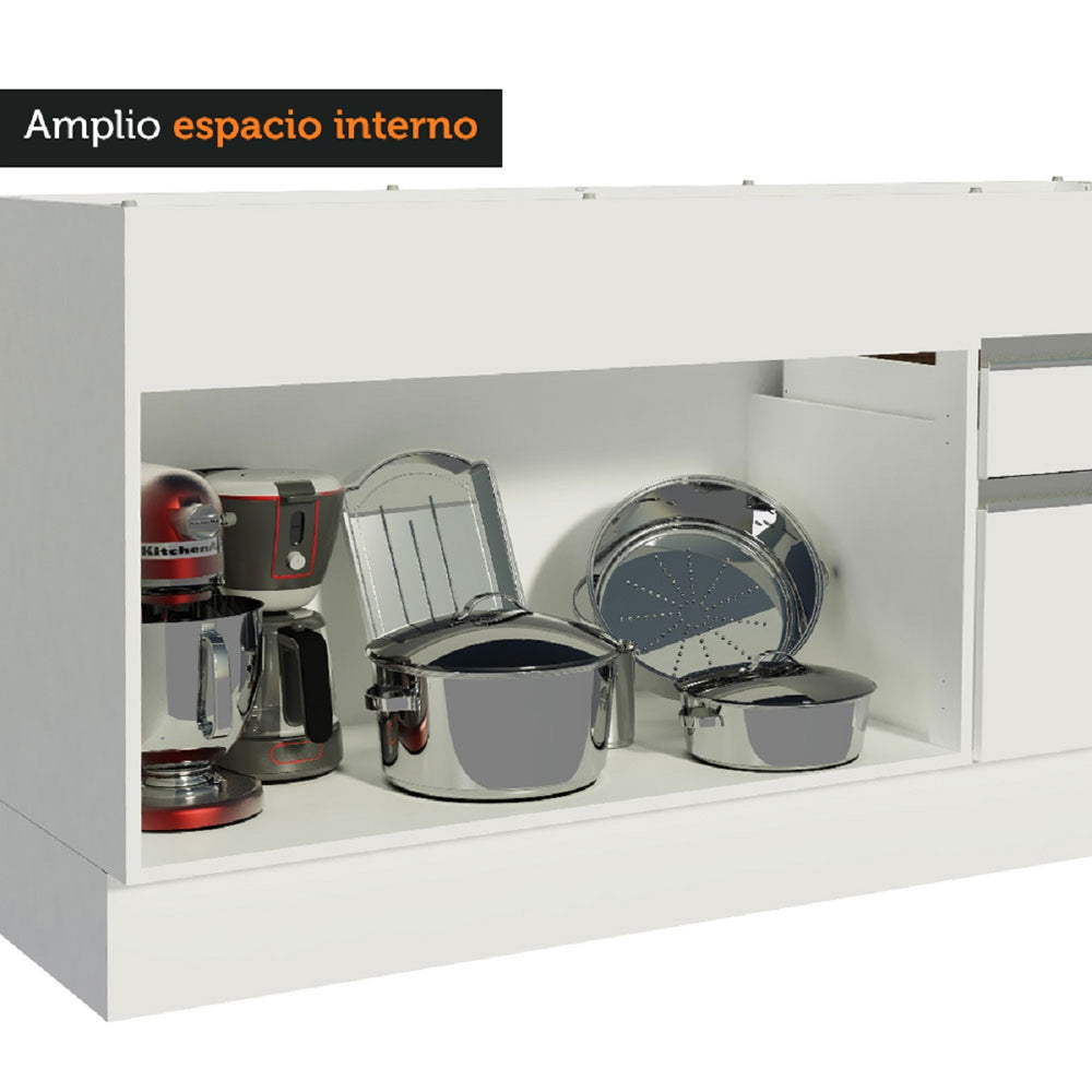 
                  
                    Cargar imagen en el visor de la galería, Mueble De Cocina 2 Cajones 2 Puertas 150 Cm
                  
                