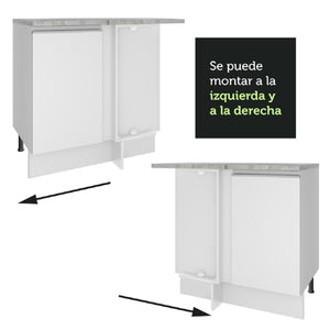 
                  
                    Cargar imagen en el visor de la galería, Mueble De Cocina Esquinero Con 1 Puerta
                  
                