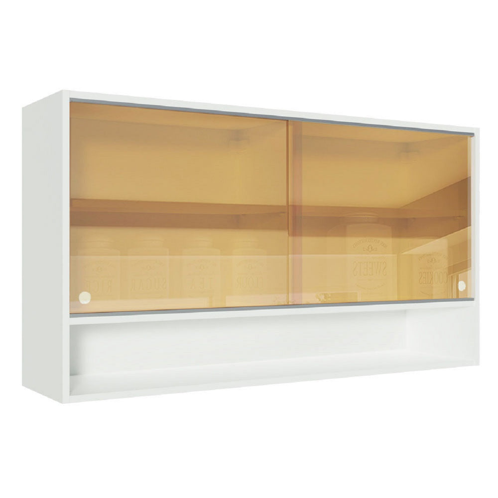 Mueble superior 2 Puertas Corredizas De Cristal - 120 Cm