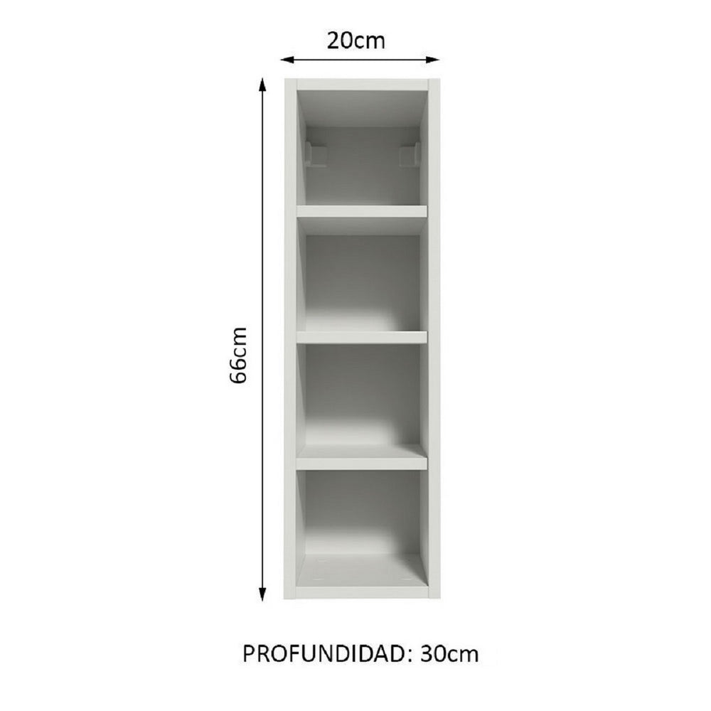 
                  
                    Cargar imagen en el visor de la galería, Mueble superior Porta Botellas 4 Nichos - Blanco
                  
                