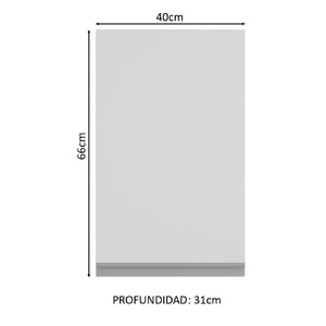 
                  
                    Cargar imagen en el visor de la galería, Mueble superior 1 Puerta 2 Compartimentos - 40 Cm
                  
                