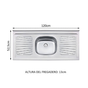 
                  
                    Cargar imagen en el visor de la galería, Cocina Integral Glamy Con Mesón De Acero 200 Cm
                  
                