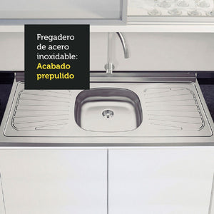 
                  
                    Cargar imagen en el visor de la galería, Lavadero Para Cocina De Acero Inoxidable 120 X 52 Cm
                  
                