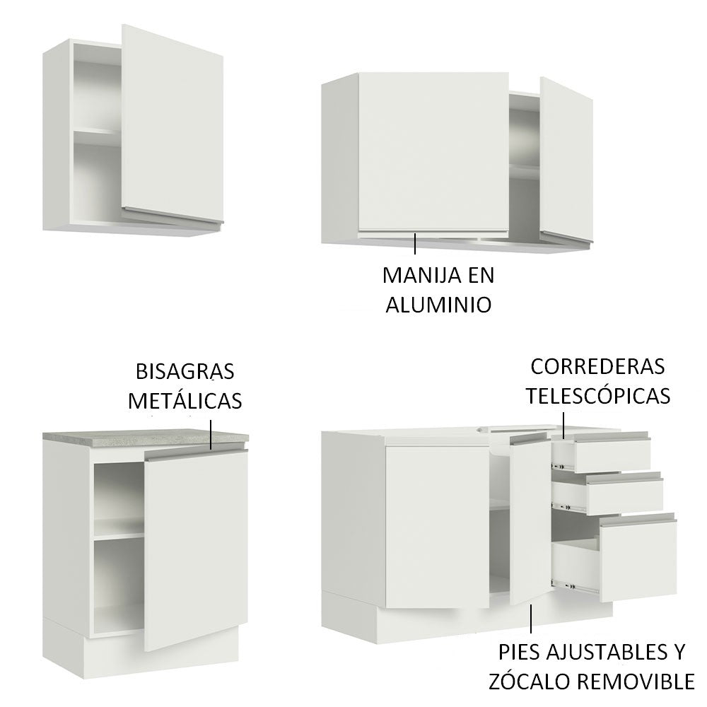 
                  
                    Cargar imagen en el visor de la galería, Cocina Integral Glamy Sin Mesón De Acero 180 Cm
                  
                