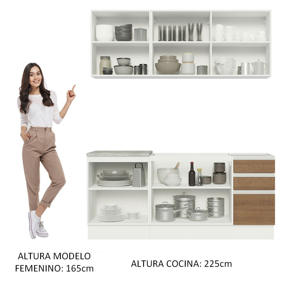 
                  
                    Cargar imagen en el visor de la galería, Cocina Integral Glamy Con Mesón De Acero 180 Cm
                  
                