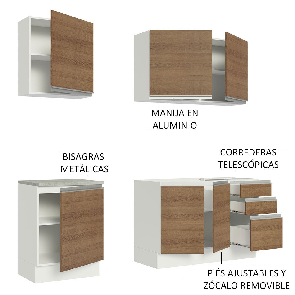 
                  
                    Cargar imagen en el visor de la galería, Cocina Integral Glamy Sin Mesón De Acero 180 Cm
                  
                