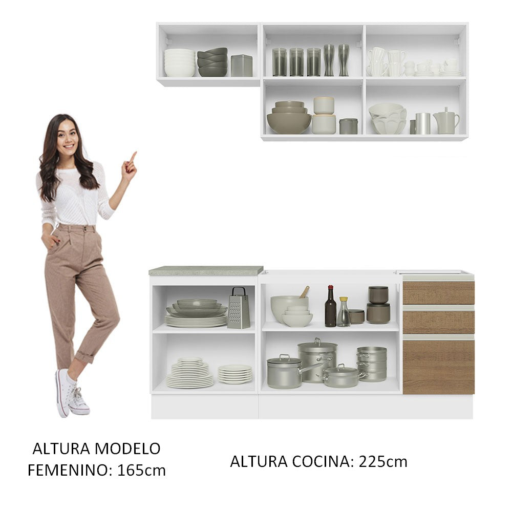 
                  
                    Cargar imagen en el visor de la galería, Cocina Integral Glamy Sin Mesón De Acero Con 180 Cm
                  
                