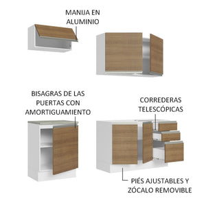 
                  
                    Cargar imagen en el visor de la galería, Cocina Integral Glamy Sin Mesón De Acero Con 180 Cm
                  
                