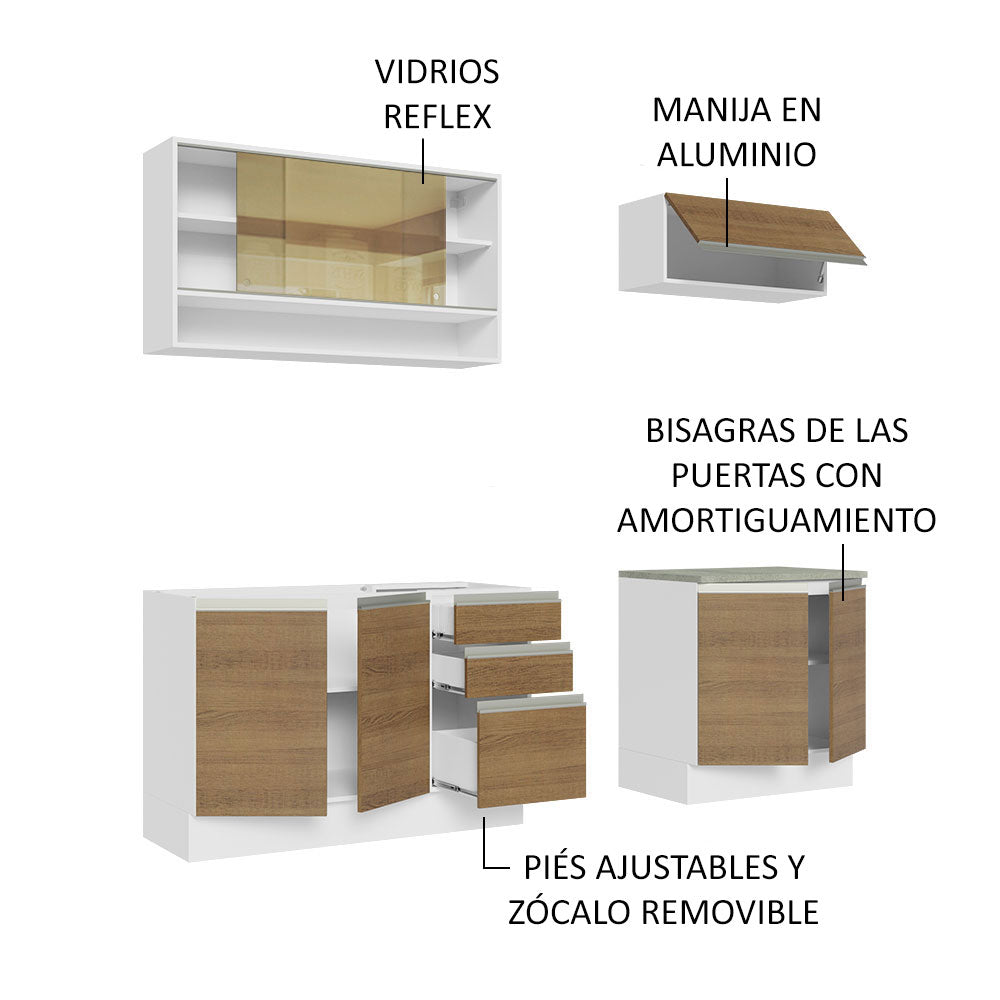 
                  
                    Cargar imagen en el visor de la galería, Cocina Integral Glamy Sin Mesón De Acero 200 Cm
                  
                