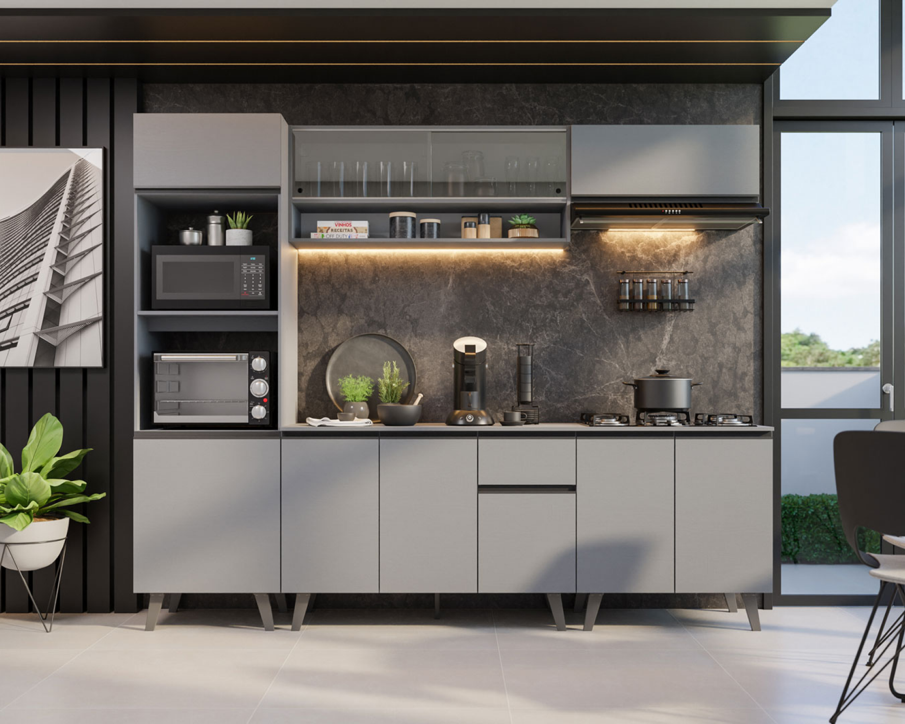 Cocina lineal